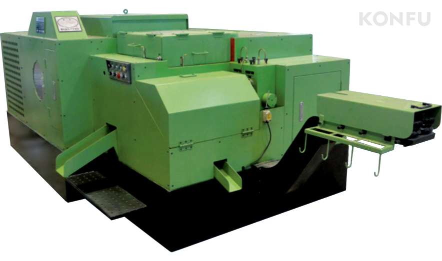 KONFU máquina robusta de conformado de tuercas para una fabricación industrial eficiente de tuercas.